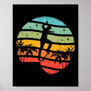 Skateboard Retro Vintage Skateboarding Skateboarde Poster