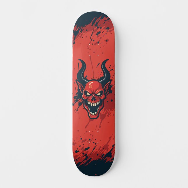 Skateboard Roter Dämon (Vorderseite)