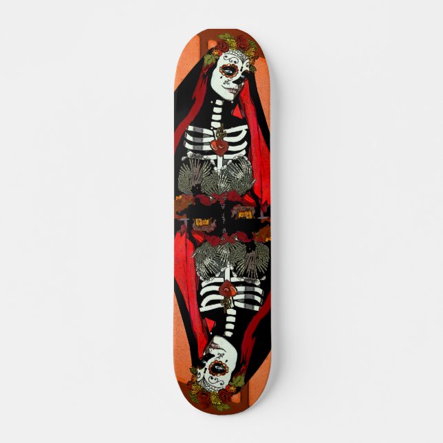 Skateboard Sankt Muerte (Vorne)