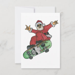 Skateboard Santa