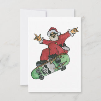 Skateboard Santa