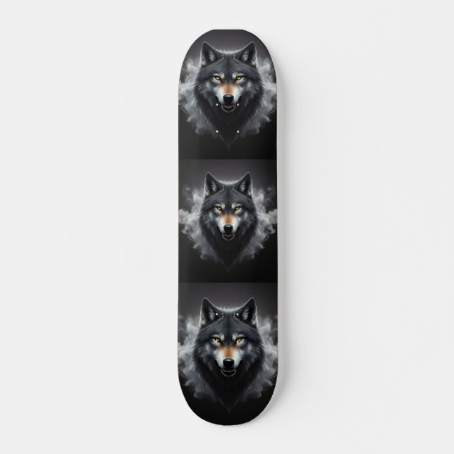 Skateboard "Shadow Wolf" (Vorne)