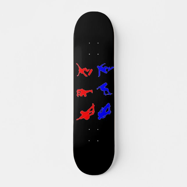 Skateboard-Silhouetten Skateboard (Vorne)