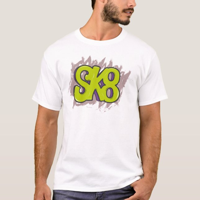 Skateboard SK8 Lifestyle T-Shirt (Vorderseite)
