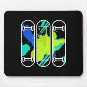 Skateboard Skate Skateboarding 90er Ästhetik Maler Mousepad