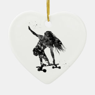 Skateboard, Skateboard Keramik Ornament