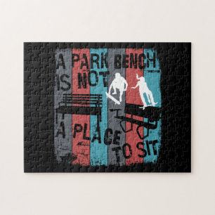 Skateboard - Skateboarder Funny Park Benz Puzzle
