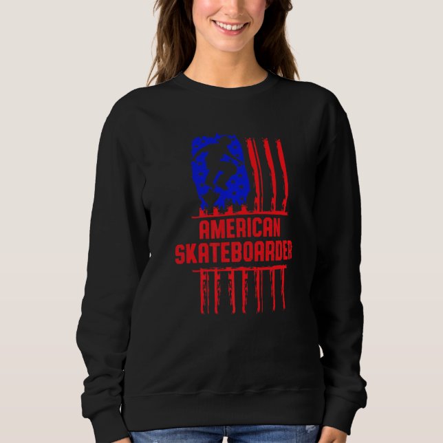 Skateboard Skateboarder Skateboarden 12 Sweatshirt (Vorderseite)
