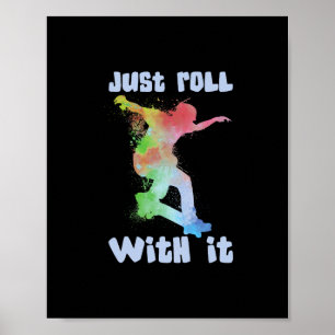Skateboard Skateboarder - Skateboardfahren Skater Poster
