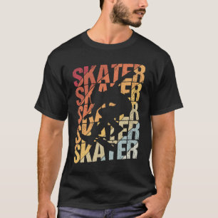 Skateboard Skateboarding Skater Vintage Boarder Sk T-Shirt