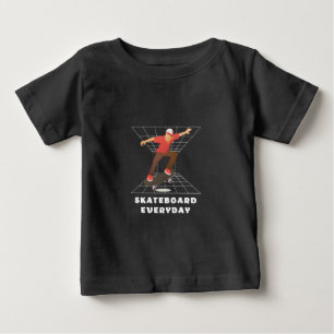 Skateboard Skateboarding Vintage Skater Baby T-shirt
