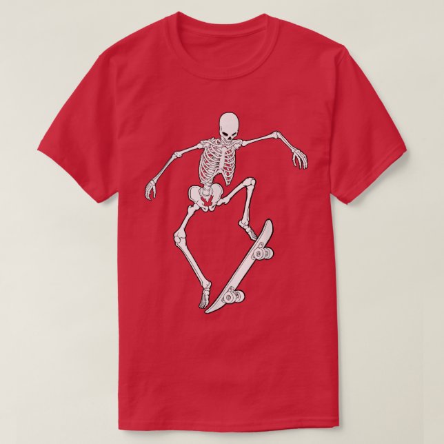 Skateboard Skeleton Skateboard Graphic Funny Sk T-Shirt (Design vorne)