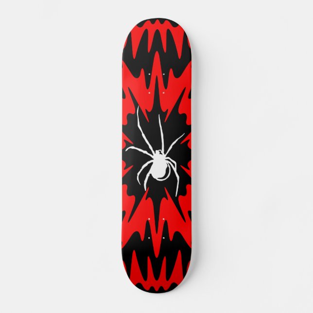 skateboard spider black and red (Vorderseite)