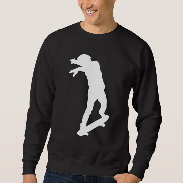 Skateboard Stunt Skater Sweatshirt (Vorderseite)
