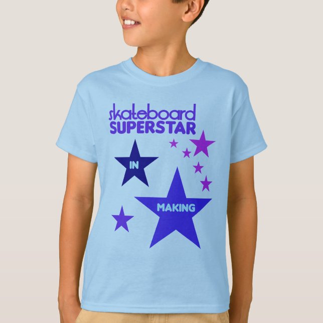 Skateboard Superstar Shirt (Vorderseite)