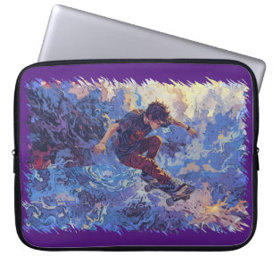 Skateboard-Surfen - Skateboarder Laptopschutzhülle