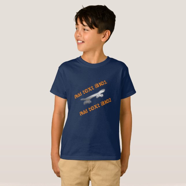 Skateboard T-Shirt (Vorne ganz)