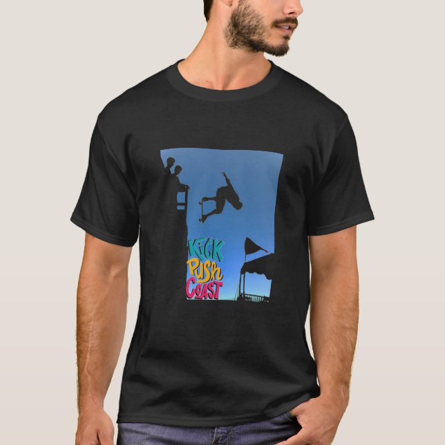 Skateboard-T - Shirt (Vorderseite)