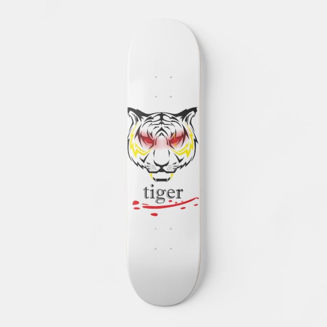 Skateboard Tiger (Vorderseite)