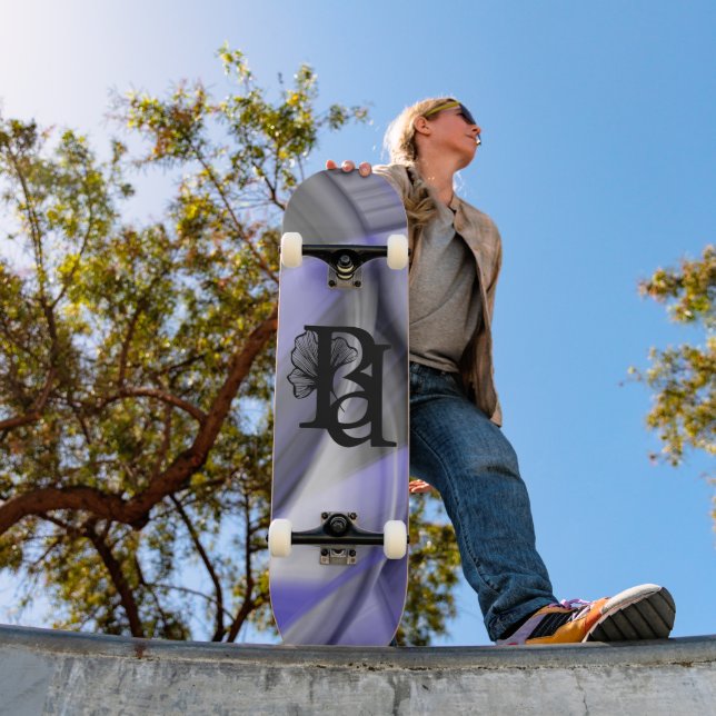 Skateboard Trend Abstrakt Trend Lavendel Violet (Außenbereich 1)