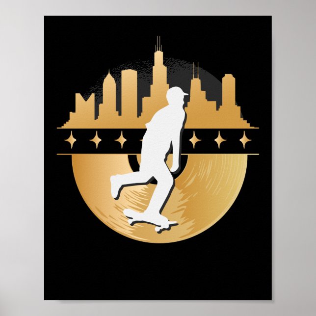 Skateboard, Urban & Lifestyle Poster (Vorne)