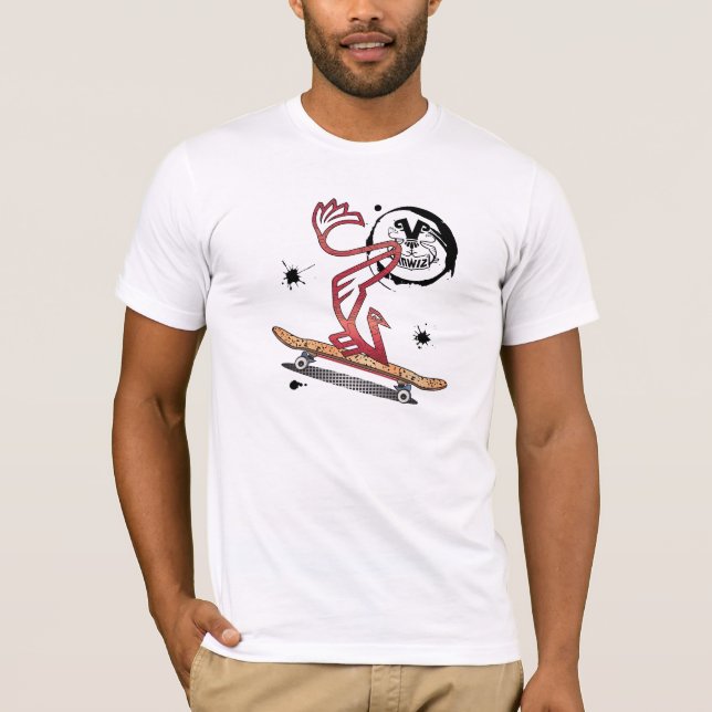 Skateboard Vanbird Stelle T-Shirt (Vorderseite)