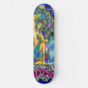 Skateboard Vintag Water Aquarius Astrologie