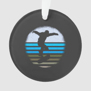 Skateboard Vintage Retro Ornament