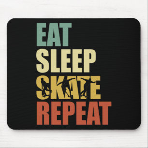 Skateboard Vintage Skater Skateboarding Essen Schl Mousepad