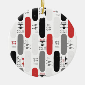 Skateboard-Wahnsinn (GRB) Keramikornament