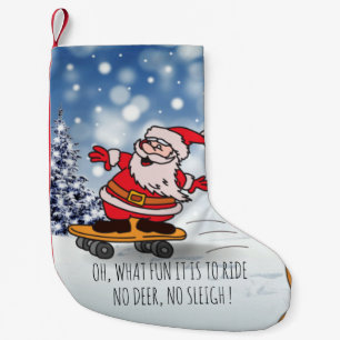 Skateboard Weihnachten RentierSchlitten Winter Kleiner Weihnachtsstrumpf