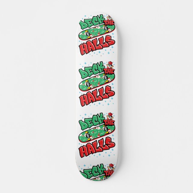 Skateboard Weihnachten Skateboard Deck die Hallen (Vorne)