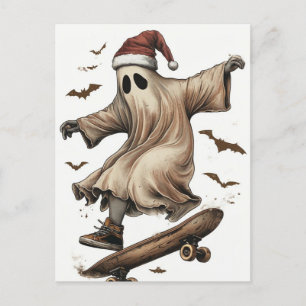 Skateboard Weihnachten Weihnachten Postkarte