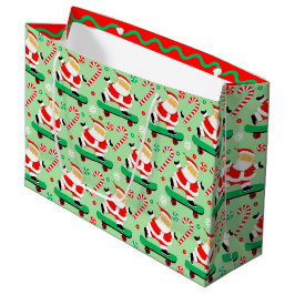Skateboard Weihnachtsfeiertag Große Geschenktüte