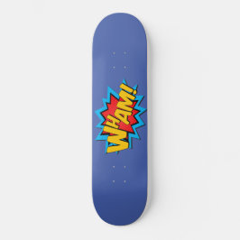 Skateboard - Wham! Mittelblau