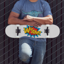 Skateboard - Wham! Weiß
