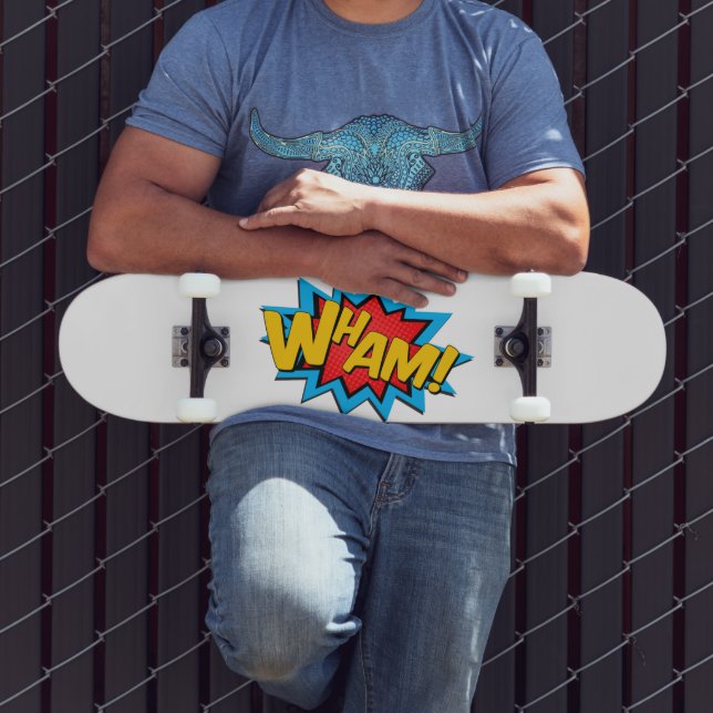 Skateboard - Wham! Weiß (Außenbereich 3)
