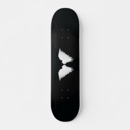 Skateboard White Wings