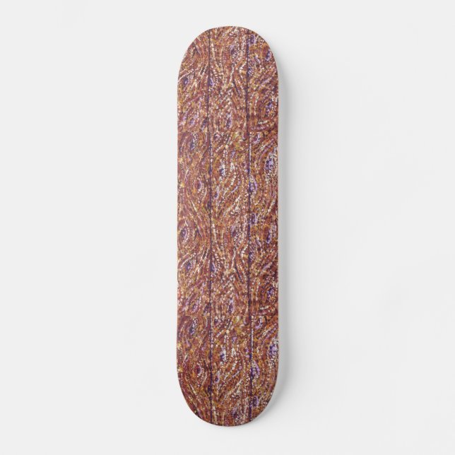 Skateboard Wood Planks Pointillism (Vorderseite)