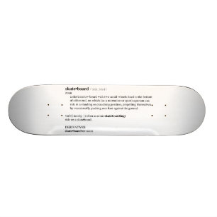 Skateboard-Wörterbuch-Definition Skateboard