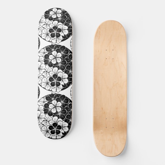 Skateboard yin yang 2 (Vorderseite)