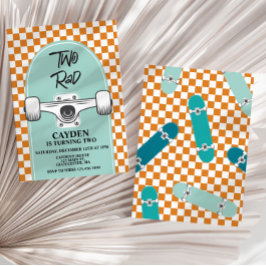 Skateboard - Zwei Krasse Einladung zum Geburtstag