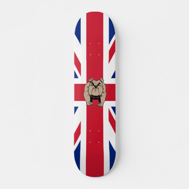 Skateboardbriten-Bulldogge Skateboard (Vorne)