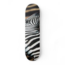 Skateboarddeck Zebra Stripes Wildlife Animal Art