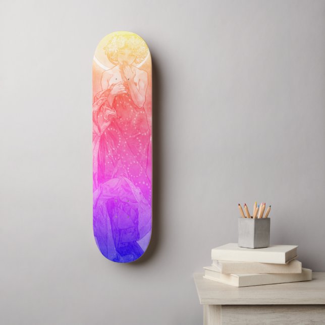 Skateboarddecke, Regenbogenhalle Skateboard (Wandkunst)