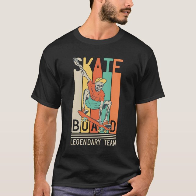 Skateboarden ist kein krimineller Skateboarder-Ska T-Shirt (Vorderseite)