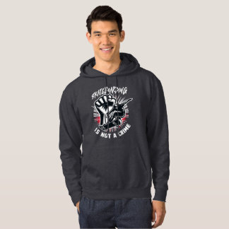 Skateboarden ist kein Verbrechen Hoodie