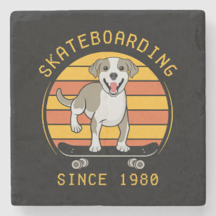 Skateboarden seit 1980 steinuntersetzer