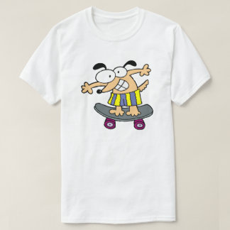 Skateboarder Charakter Skateboarden Spaß Skateboar T-Shirt