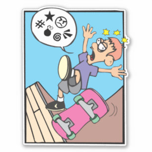 Skateboarder Custom-Cut Vinyl Sticker